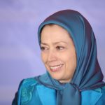 Maryam Rajavi, leader of Iranian opposition, speaking to the Grand Gathering of supporters of MEK in Paris,Villepinte July 1, 2017