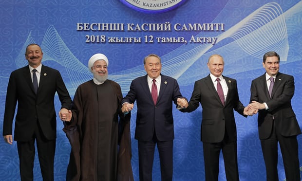 The Caspian sea summit-Iranian regime gave away the country's resources in order to keep in power longer