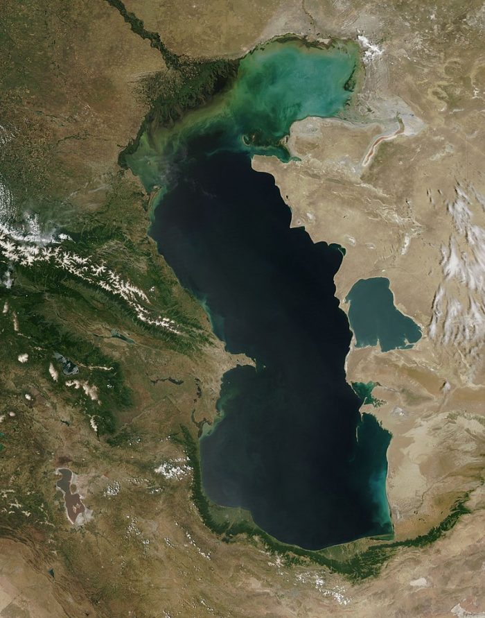 The Caspian sea