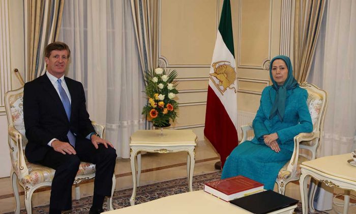 Maryam Rajavi meets Patrick Kennedy in Paris