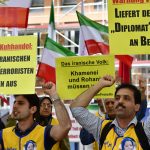 MEK supporters protest in Berlin demanding extradition of Iran's diplomat terrorists