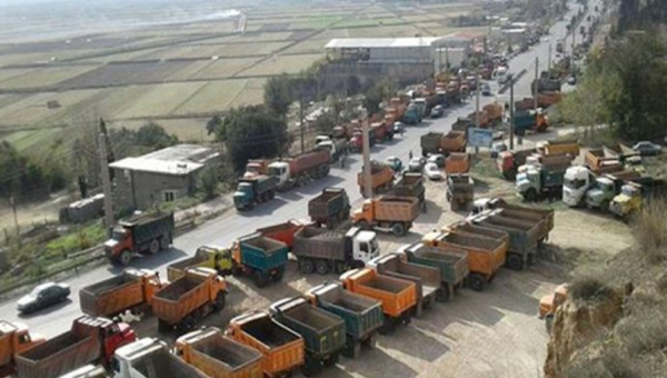 Truck Drivers' strike in Iran Continues