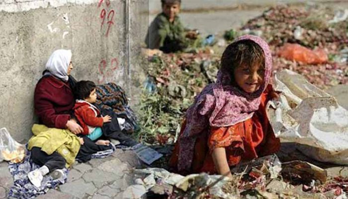 Widespread child malnutrition as a result of poverty in Iran