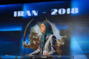 Maryam Rajavi, speaks to MEK members in Ashraf 3, Albania