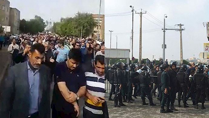 Ahvaz Steel workers protest