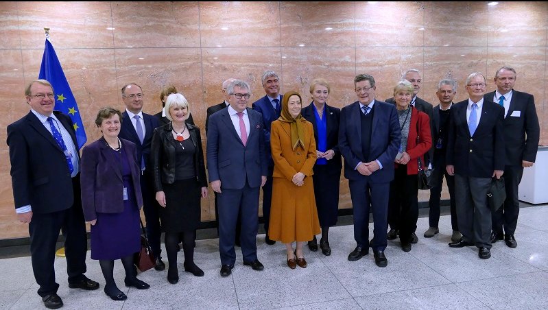 Maryam Rajavi visits the European Parliamen