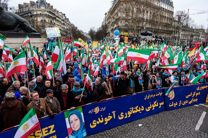 MEK supporters Rally in Paris