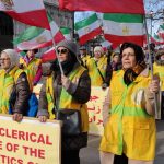 Angelo-Iranian communities demonstration in London on the occasion of IWD-2019