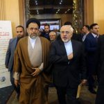 Zarif and Alavi during Tehran's security conference