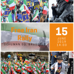 Iranian opposition rally in Brussels-Free Iran