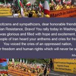 Free Iran rally in Washington in the media