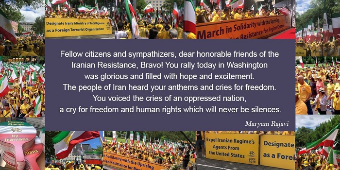 Free Iran rally in Washington in the media