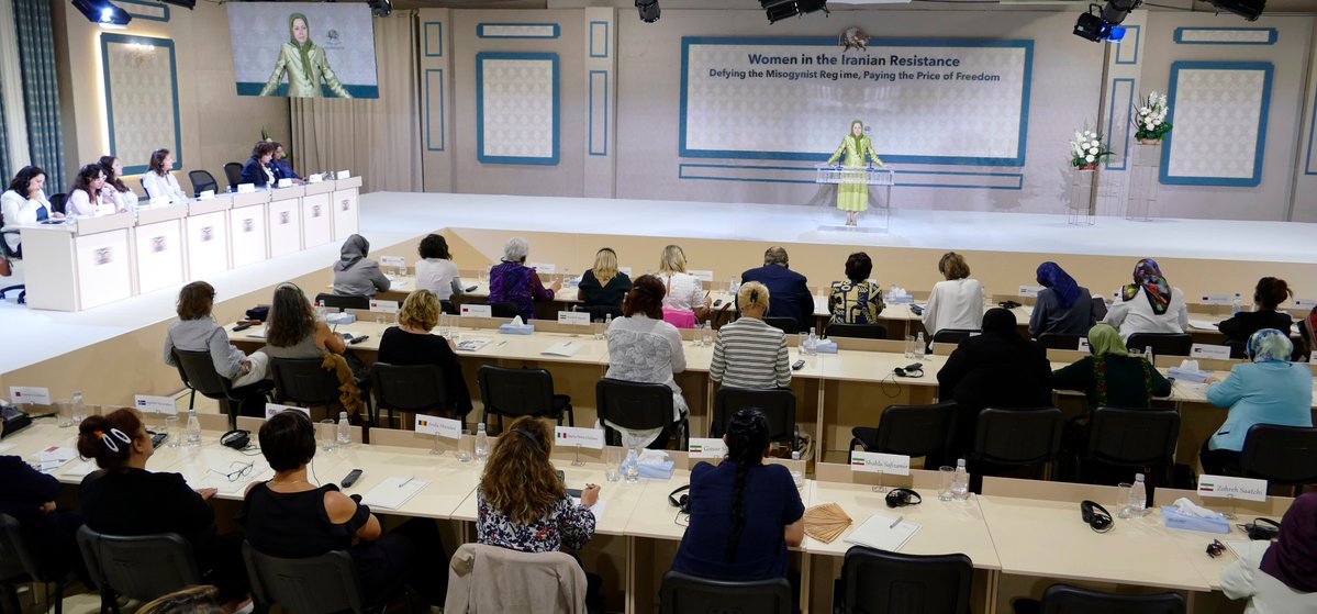 "Women in the Iranian Resistance-Defying the Misogynist Regime, Paying the Price of Freedom" conference in MEK's camp in Albania