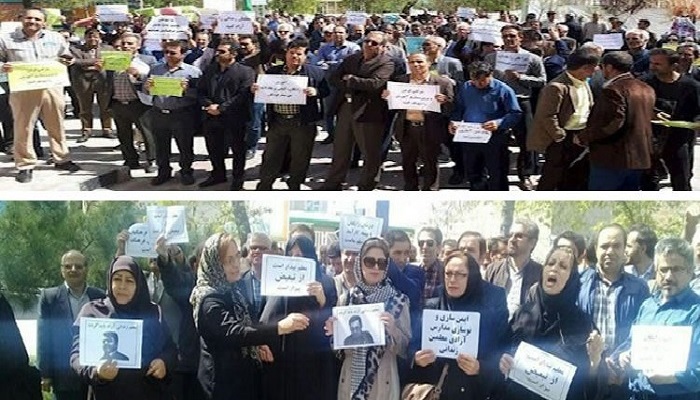 Protests of teachers in Iran