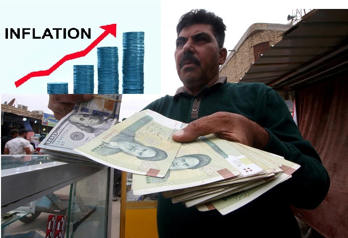 High inflation in Iran