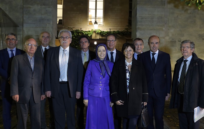 Maryam Rajavi at the French National Assembly on 29 October, 2019