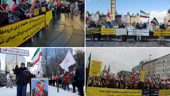 Iranians' rally in support of Iran Protests