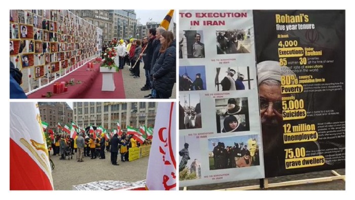 Iranian rally in Netherlands