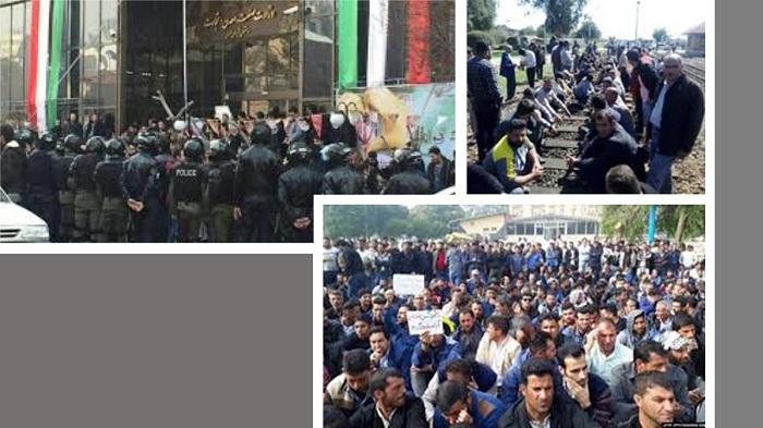 workers' strike in Iran