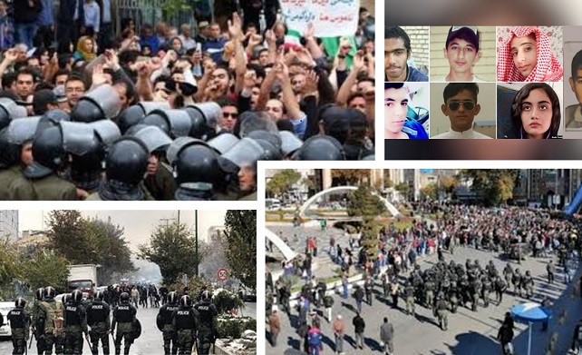 Crack down in Iran Protests
