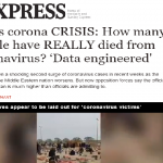 UK express report on the actual Coronavirus statistics in Iran