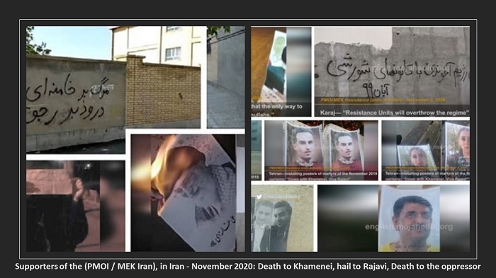 Supporters of the (PMOI / MEK Iran), in Iran -