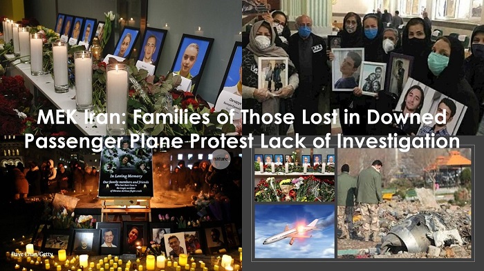 MEK Iran: Families of Those Lost in Downed Passenger Plane 