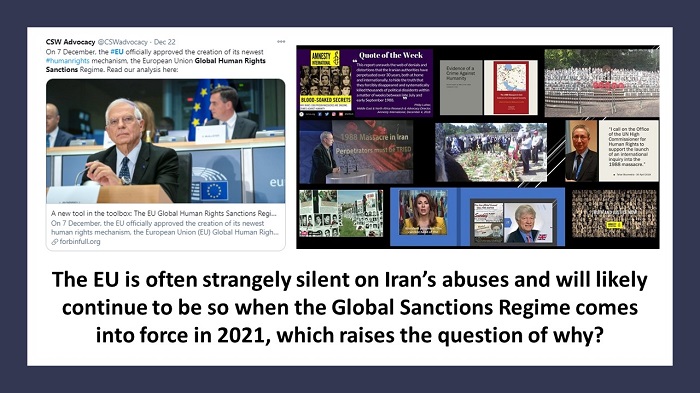 The EU is often strangely silent on Iran’s abuses