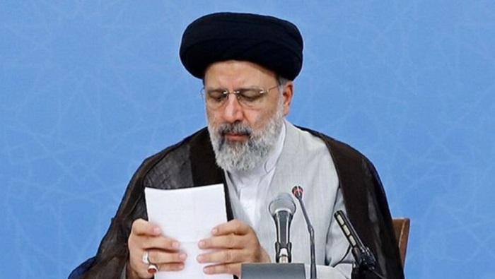 Iranian regime president Ebrahim Raisi