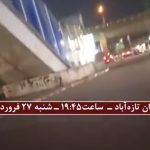 “Death to Khamenei! Hail to Rajavi!” slogans broadcast in crowded areas of numerous cities across Iran