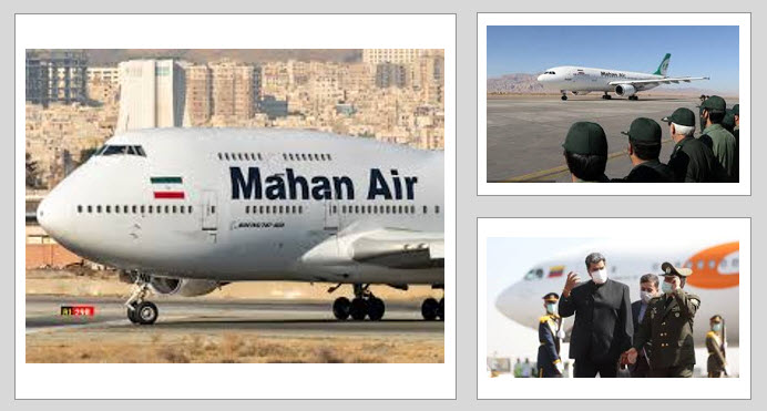 Mahan Air is a member of the IRGC. The US sanctioned the airline in 2011 for "providing financial, material, and technological support to the IRGC" and for spreading terrorism and chaos around the world."