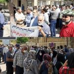 The retiree protests, which take place on a regular basis, come as Iran has experienced two waves of intense anti-regime protests in the last month.