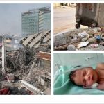 The collapse of the Metropol building in Abadan coincided with the release of a painful video of an abandoned baby in a bin in Tehran.