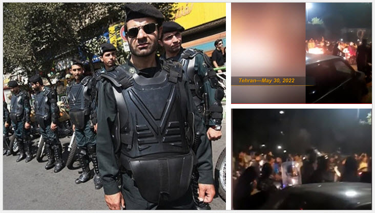 Thousands of Iranians took to the streets in solidarity with the people of Abadan in southwest Iran on Friday night, May 27, holding demonstrations and chanting anti-regime slogans.