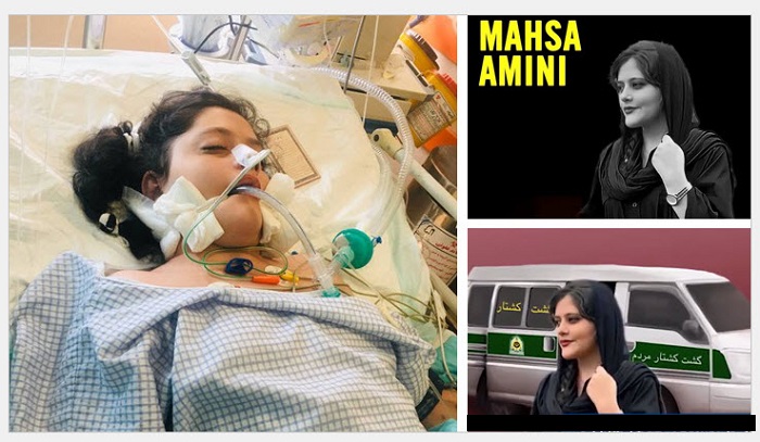 Enraged residents of Tehran staged a protest rally outside Kasra Hospital, where Mahsa passed away. Demonstrators chanted: “Death to the dictator”, “Death to Khamenei”, “We are all Mahsa”, “Fight and we will fight back”,