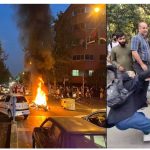 Many individuals, including young people, are destroying the propaganda and other symbols of the regime that have been placed throughout the cities of Iran after learning from the Resistance Units.