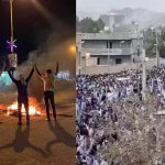 In Zahedan, thousands of demonstrators took to the streets chanting, “No fear of tanks and guns, Khamenei must get lost,”