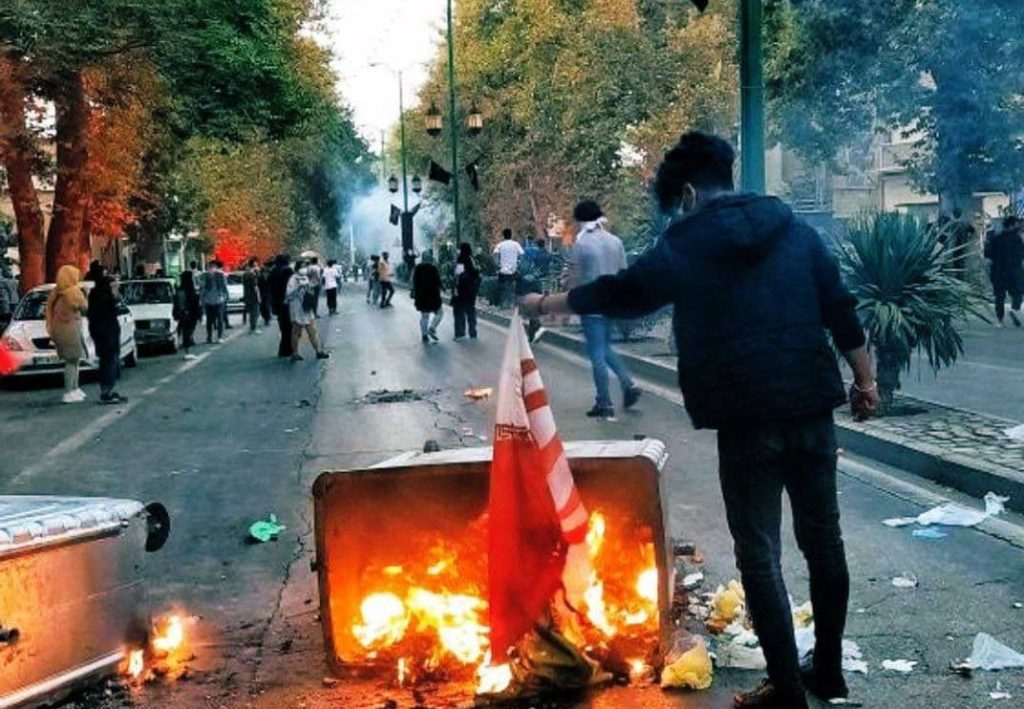 Nightly demonstrations and hit-and-run clashes between people and suppressive forces took place in Tabriz, northwest Iran. "We are Babak's soldiers; we are ready to die," the youth chanted, referring to a historical legendary hero.