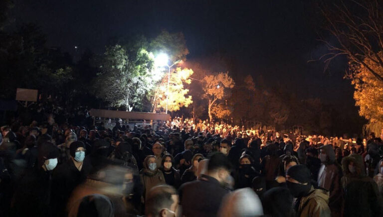 People began gathering in Mashhad on Tuesday morning for a ceremony honouring Majidreza Rahnavard. Authorities dispatched security units to the scene, closed roads, and even closed the door of a local mosque where the ceremony was to be held.