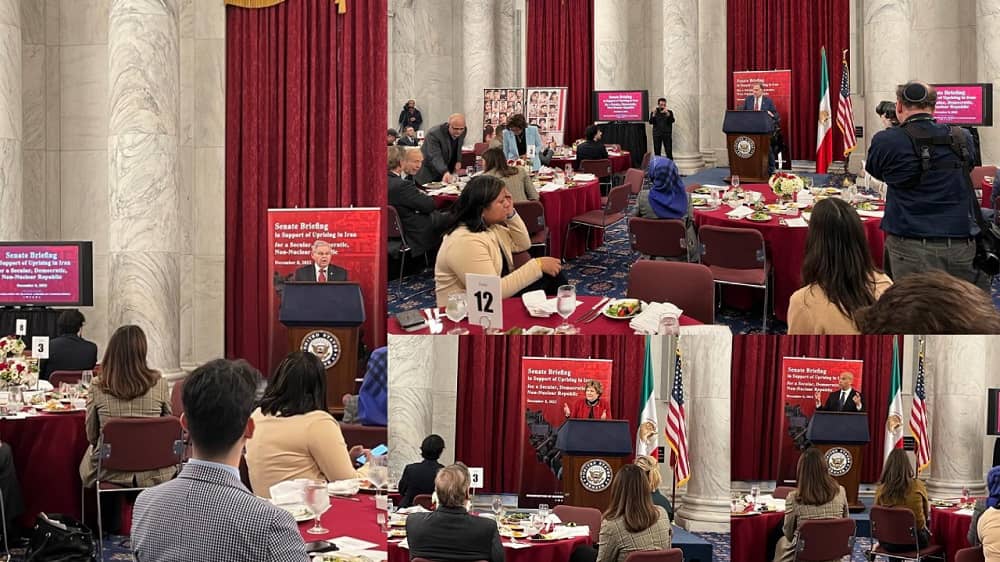 On Thursday, December 8, the Organization of Iranian American Communities (OIAC) hosted a bipartisan congressional briefing with a group of US Senators who expressed their unequivocal support for the Iranian people's uprising, which has lasted despite the regime's heavy crackdown over the last three months.