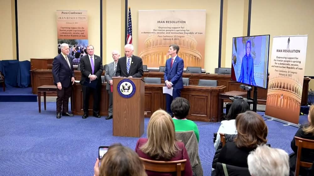 On February 8, several members of the 118th United States House of Representatives introduced House Resolution number 100 which expresses support for the Iranian people’s desire to establish a democratic, secular, and nonnuclear Republic of Iran.