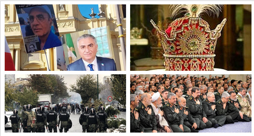 Pahlavi, who has admitted on several occasions that he has "bilateral" contact with IRGC terrorists, has once again complained about the MEK's fight with this force and accused it of killing "our troops."