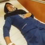 A Naseri School student poisoned in Harsin, Kermanshah Province, western Iran - April 16, 2023