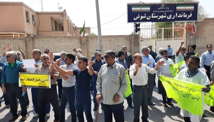 Iran’s nationwide uprising entered its 235th day on Monday, with massive disruptions in the regime’s Foreign Ministry websites and continuous protests from different sectors of the society demanding their rights.