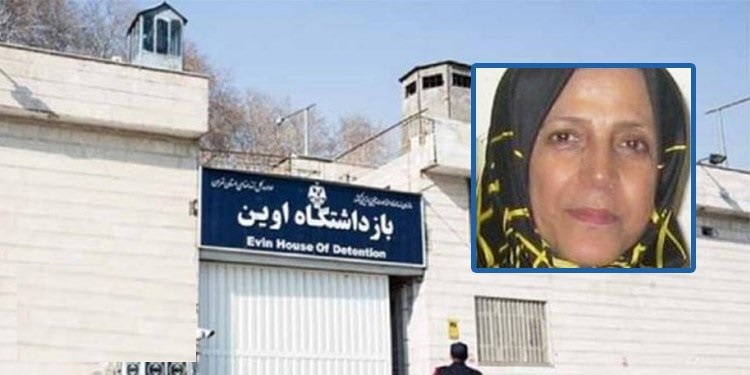 Fatemeh Ziaii Azad was arrested for the 6th time and detained in Evin Prison