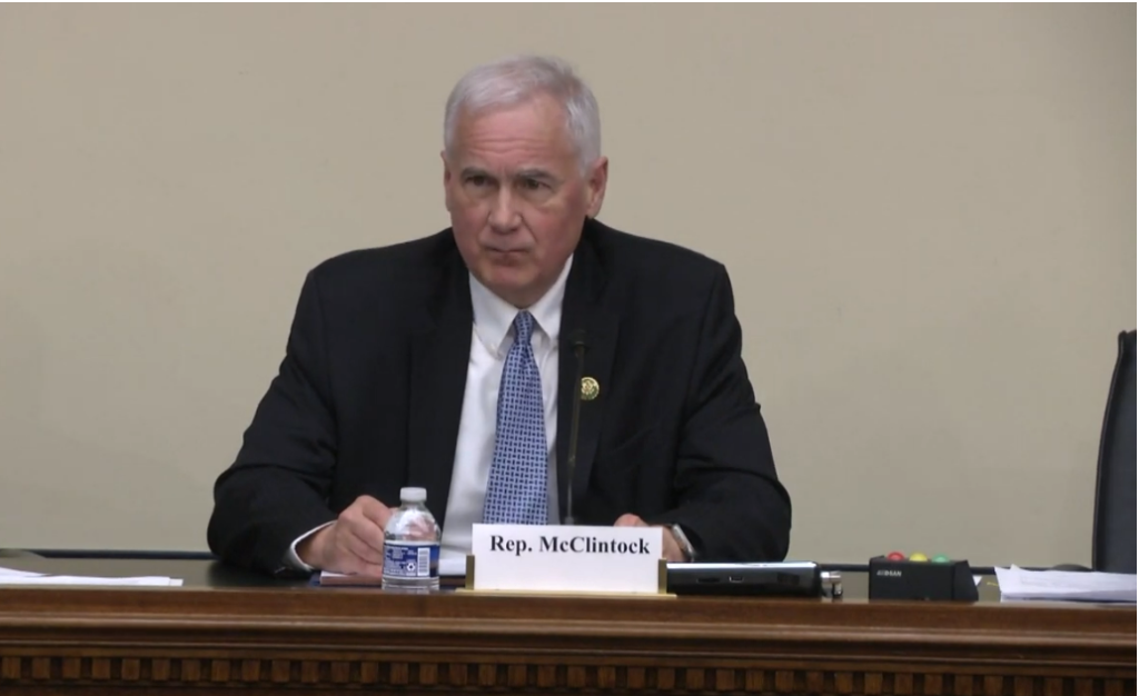 The hearing also featured Congressman Tom McClintock (R-CA), who has recently co-sponsored the House Resolution 100, supporting the Iranian people's uprising and Mrs. Rajavi’s ten-point plan for the future of Iran.Currently, this resolution has the backing of a 234 members-strong majority of the U.S. House of Representatives.