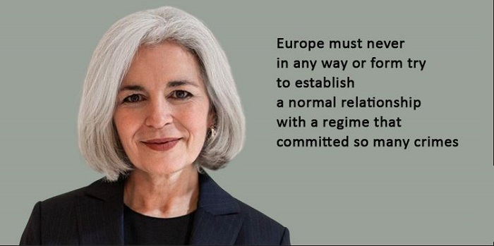 In her comprehensive statement, she underscored the European Parliament's support for the Iranian people's demand for freedom and their struggle against tyranny.