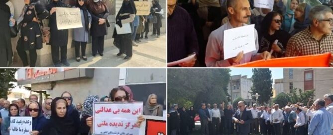 In a sweeping move that underscores the deep-seated dissatisfaction among the populace, retired government employees and telecom sector retirees held coordinated protests across several Iranian cities on Monday and Tuesday.