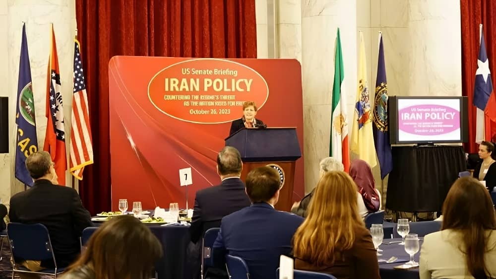 A bipartisan group of political leaders convened for a Senate briefing on Thursday, October 26, to address the ongoing crisis in the Middle East, with a special emphasis on the role of the Iranian regime.