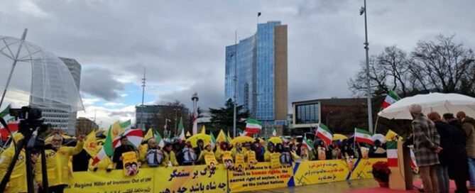 In a recent wave of protests, Iranians and supporters of the National Council of Resistance of Iran (NCRI) gathered in Geneva, marking the culmination of their four-day campaign.